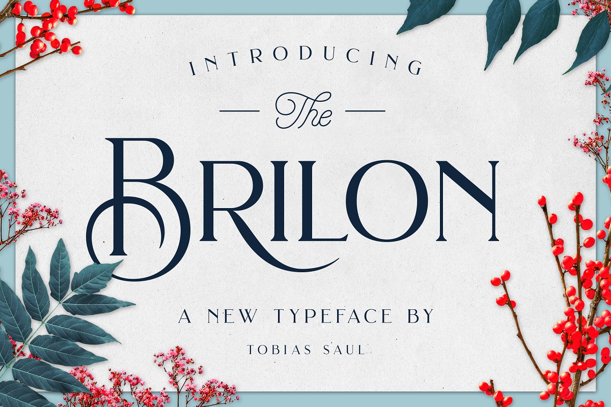 Brilon Font preview